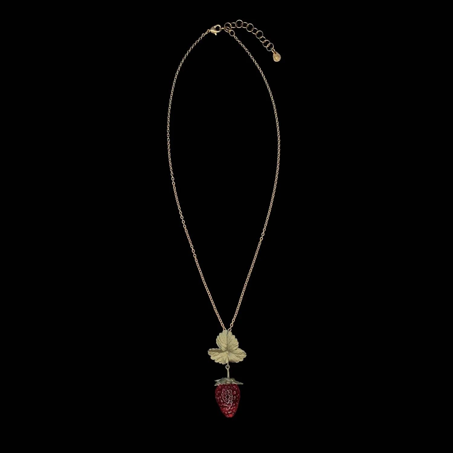 Fragola - Collana con perle grandi
