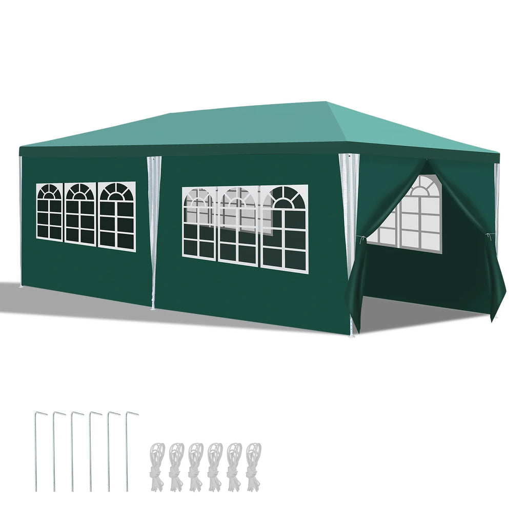 Sonnewelt Padiglione 3x6m Gazebo Impermeabile con Pareti Laterali