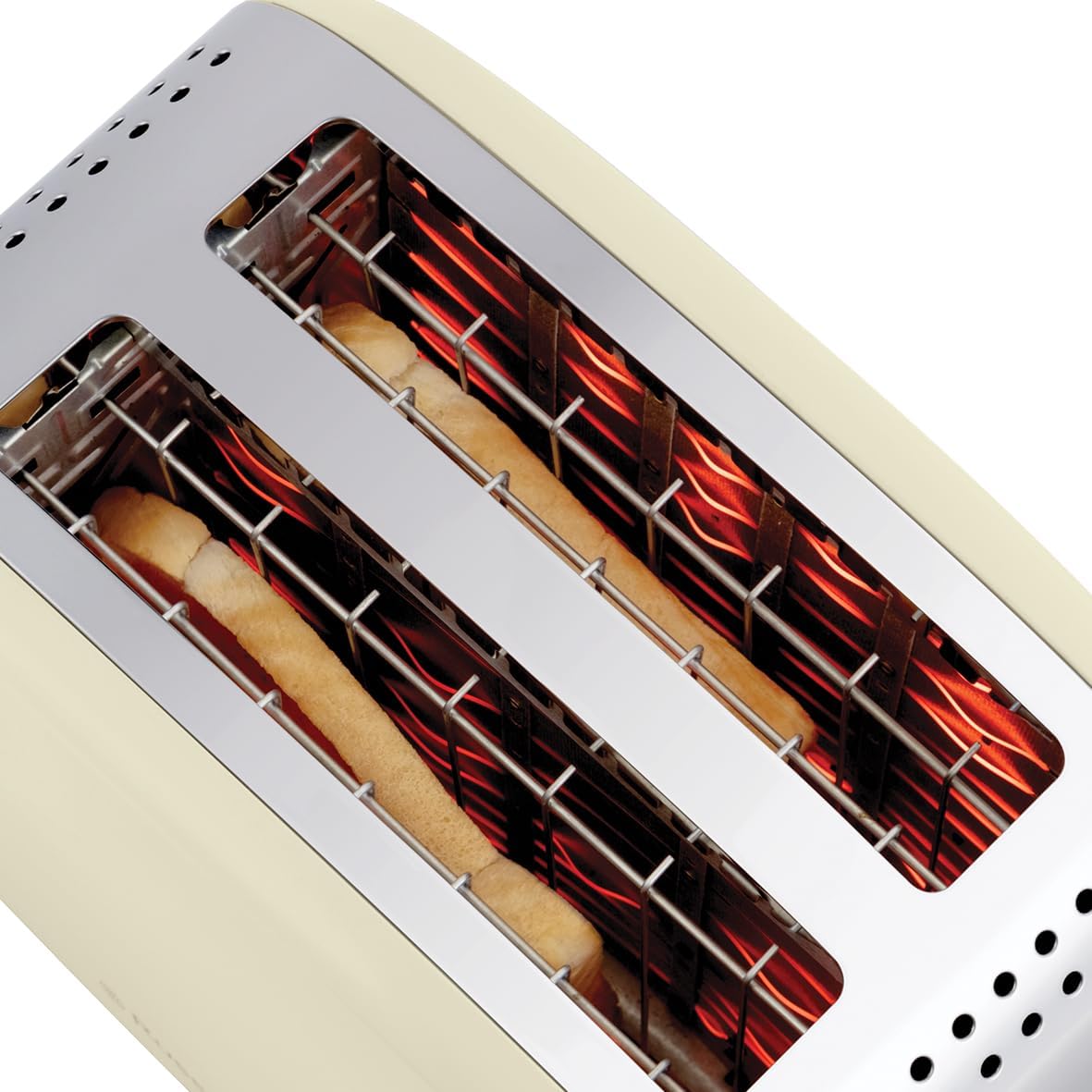 Russell Hobbs Frühstücksset Colours+ Creme: Kaffeemaschine 24033-56 [Digitaler Timer] + Wasserkocher 20415-70 [1,7l, 2400 W] + Toaster 26551-56 [für 2 Scheiben], Frühstücksserie