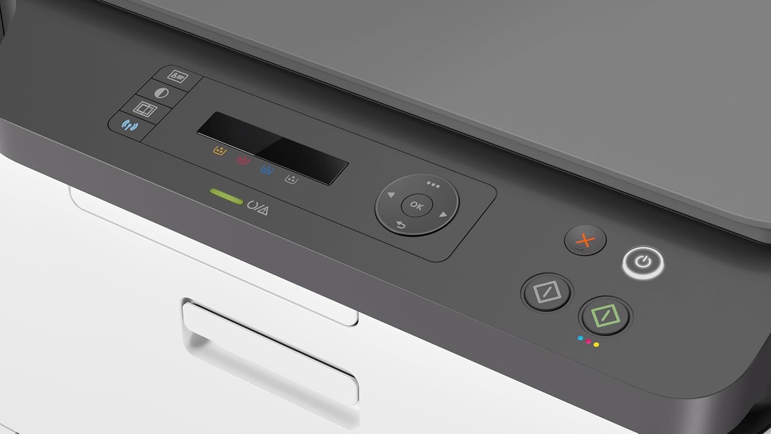 HP Color Laser MFP 179fwg Stampante multifunzione laser a colori, Stampa, Copia, Scansione, Fax, Alimentatore automatico di documenti, Wi-Fi, Ethernet, USB, App HP Smart