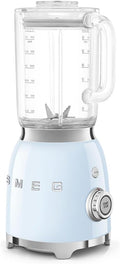 Smeg, BLF03PKEU, Frullatore da tavolo da 1,5 l, 4 velocità, 4 programmi automatici, Doppia lama rimovibile, Coperchio trasparente con tappo dosatore, Antiscivolo, 800W, Rosa