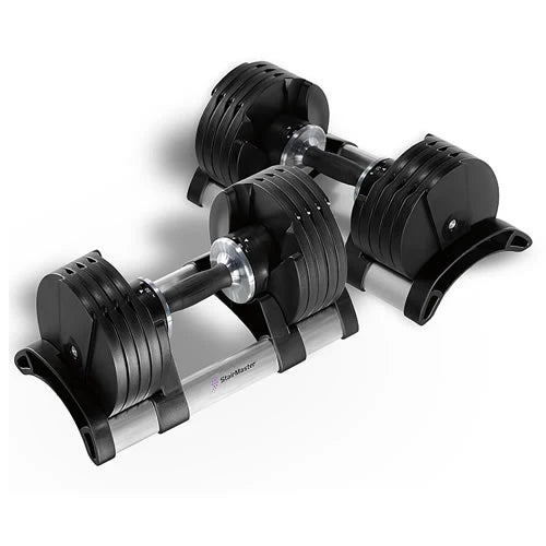StairMaster Twistlock Hantel-Set inkl. Stnder, verstellbar 2kg bis 20kg