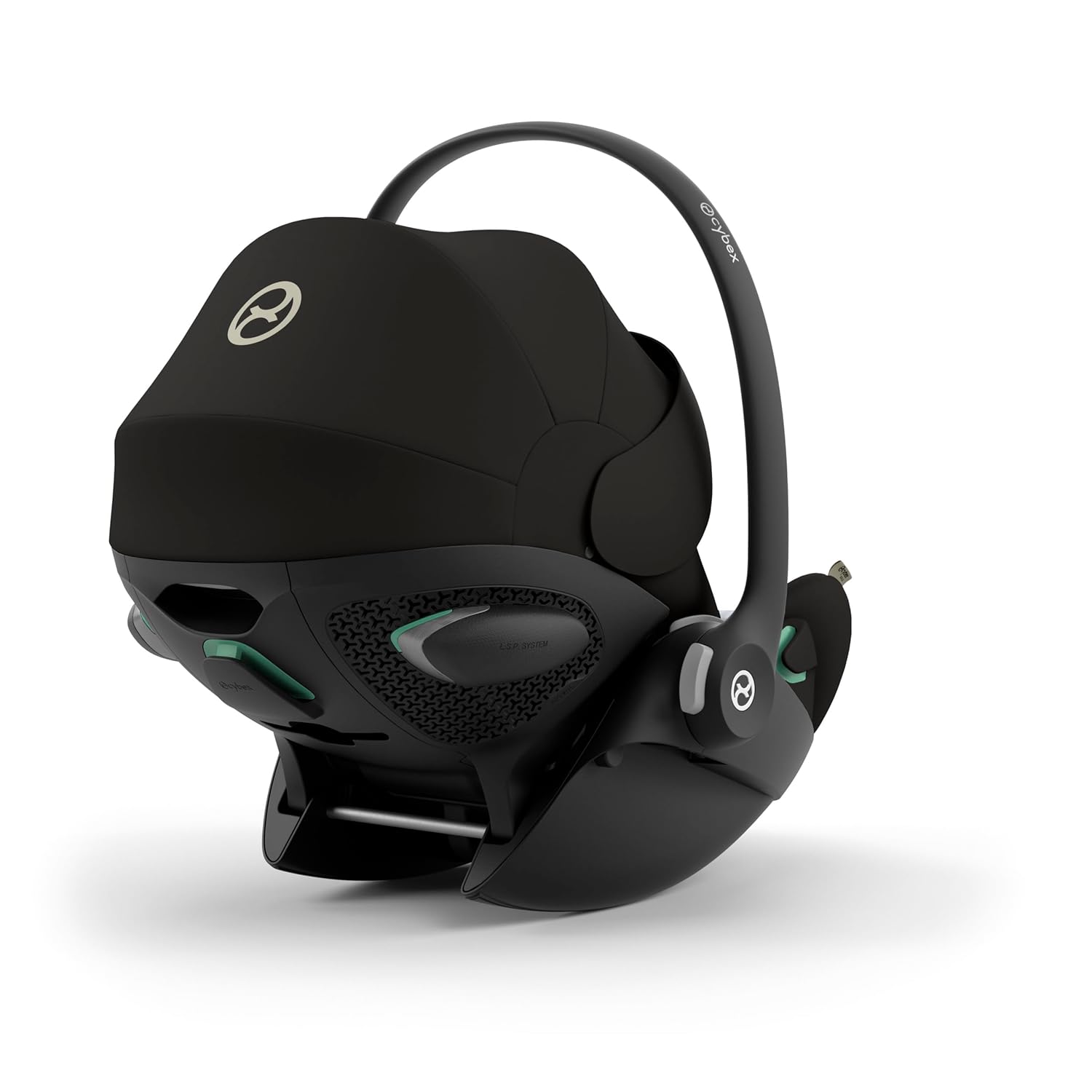 CYBEX Gold Seggiolino auto Cloud G i-Size Comfort, con riduttore per neonato, dalla nascita a circa 24 mesi, per bambini da 40 cm a 87 cm, max. 13 kg, Moon Black