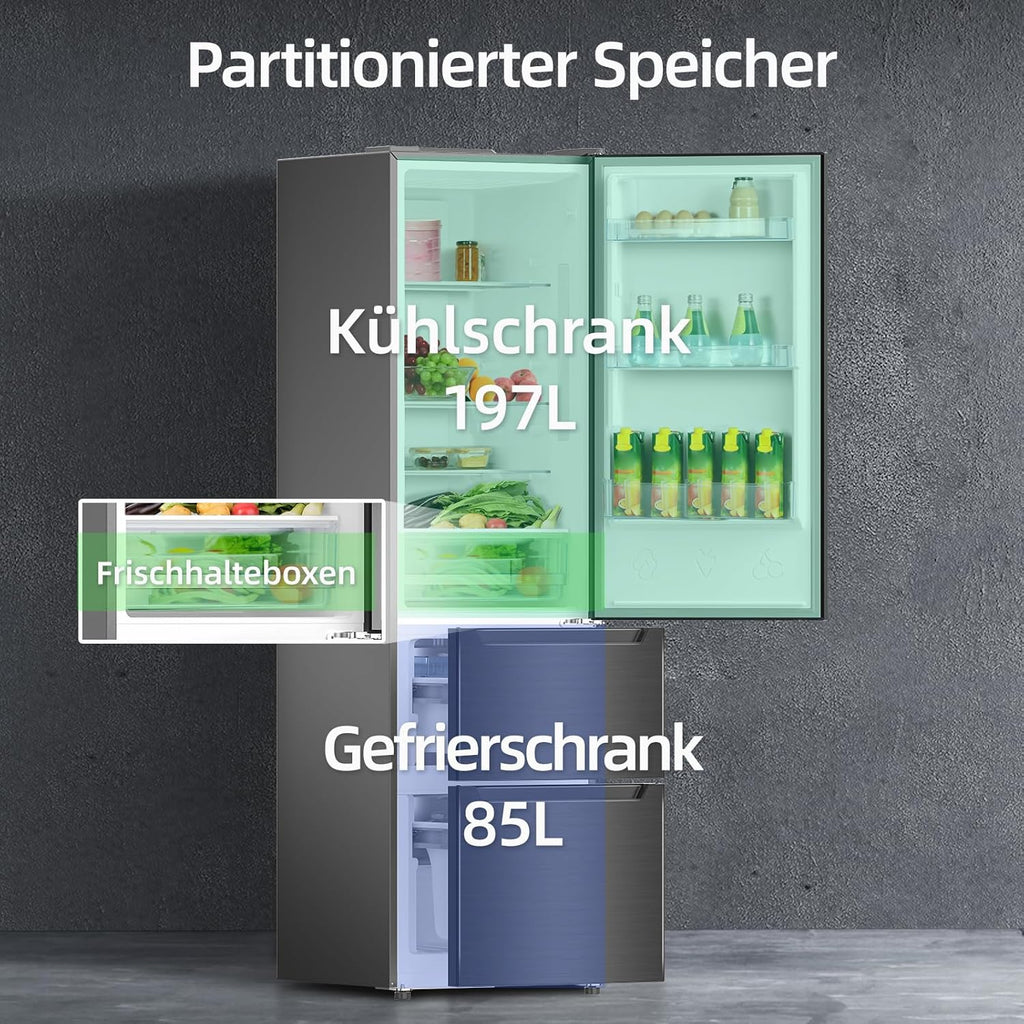 CHiQ Freestanding Fridge with Freezer