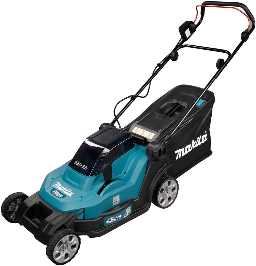 Makita DLM432Z Tosaerba a batteria 2x18 V (senza batteria, senza caricabatterie)