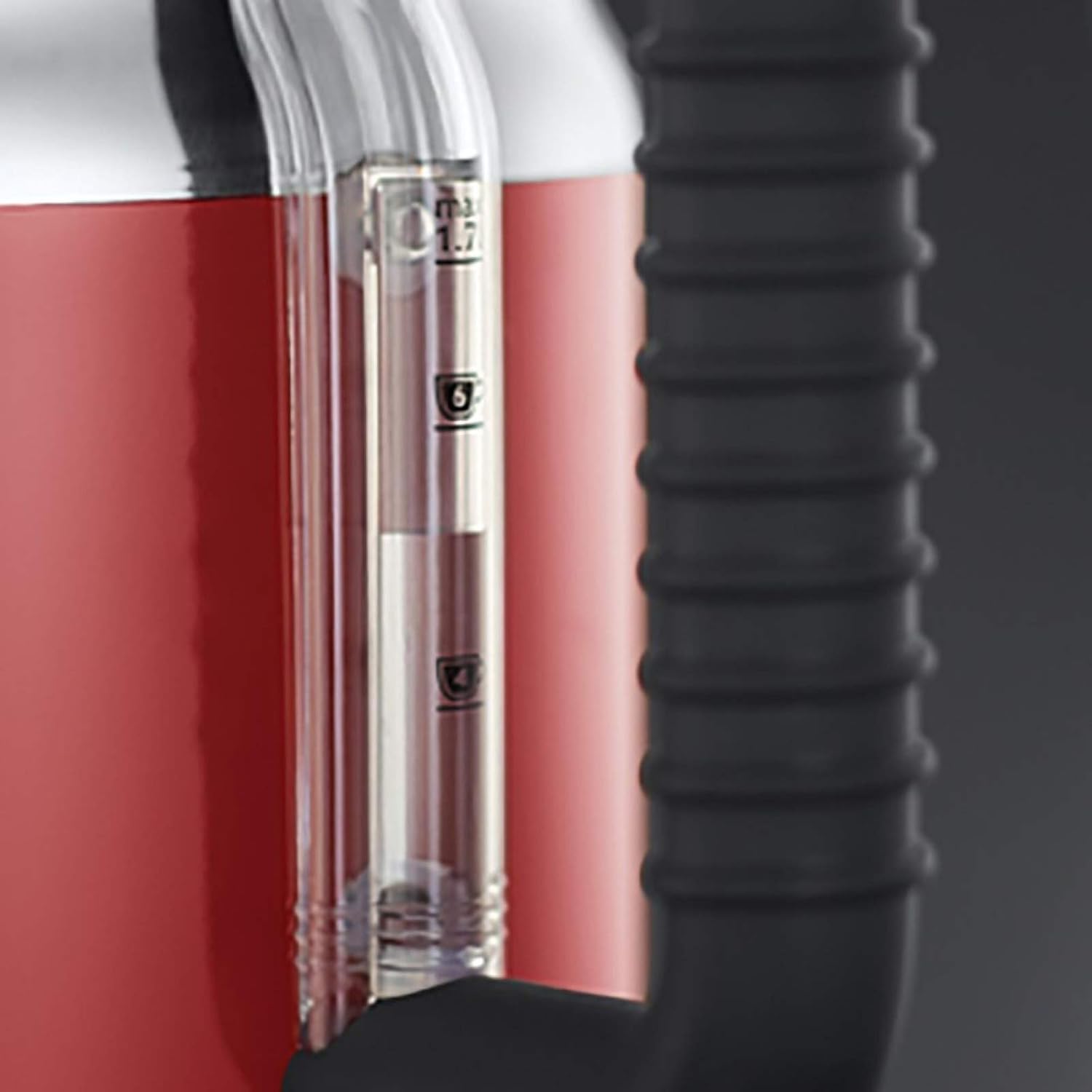 Russell Hobbs Tostapane [a 2 Fette] Retro Acciaio Inossidabile Rosso (Display Countdown in design retrò, incluso accessorio per panini, 6 livelli di doratura + funzione scongelamento e riscaldamento, 1300W) Vintage 21680-56
