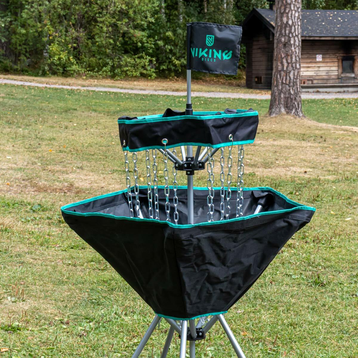 Viking Discs Raid Cesto portatile da disc golf
