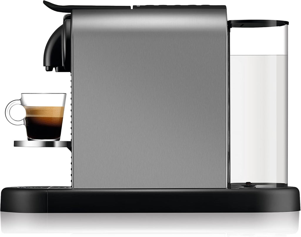 Nespresso De'Longhi EN267.BAE Citiz Macchina da Caffè con Montalatte, Funzione di Risparmio Energetico, 1710W, 1 Litro, 37.2 x 21.8 x 27.7 cm, Nero
