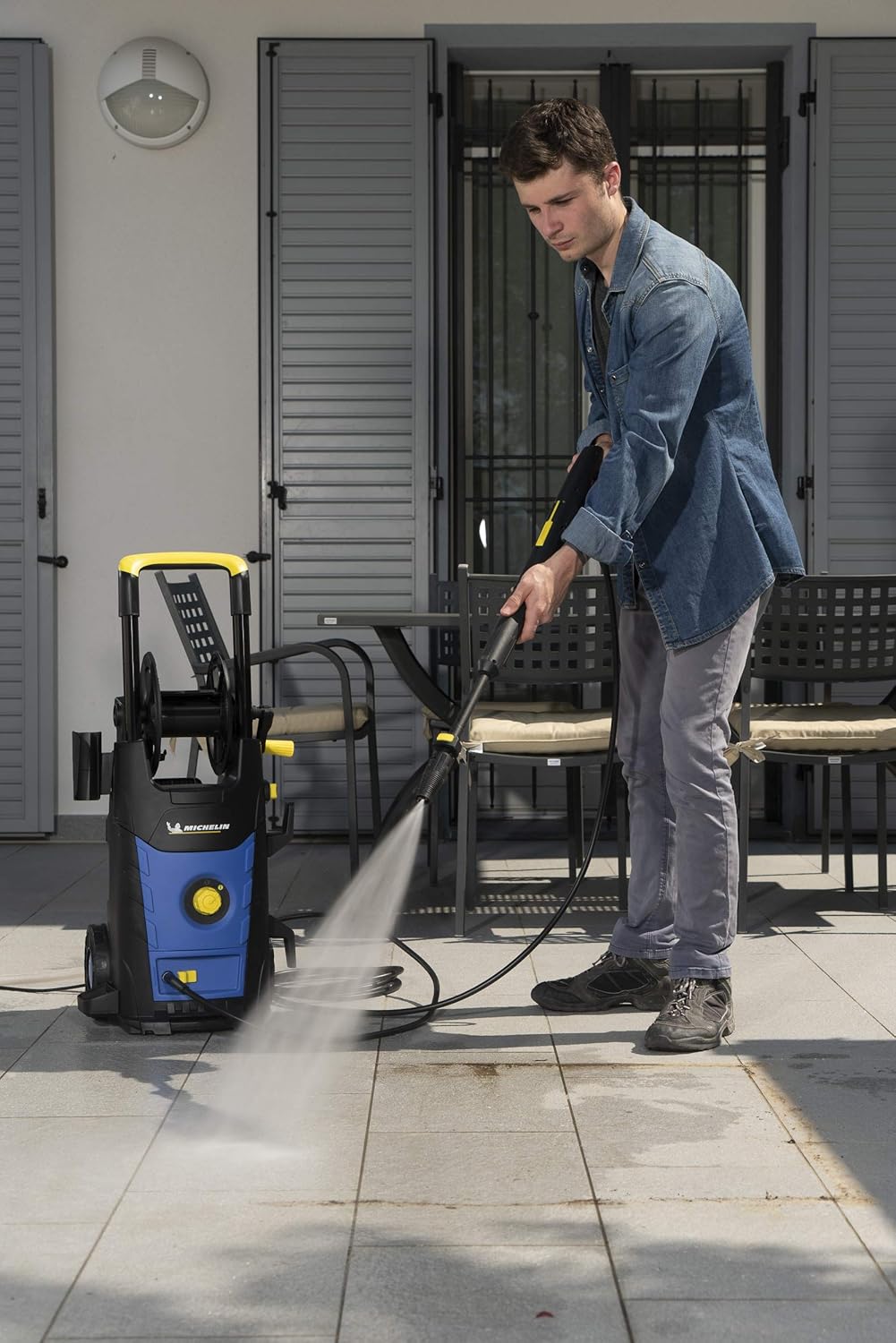 Idropulitrice Michelin MPX25EHDSP con sistema Double Speed (2500 W, 170 bar, 500 l/h)