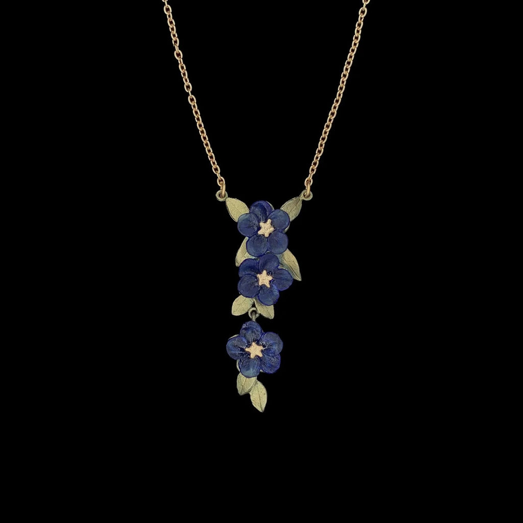 Nontiscordardimé di Primavera - Collana con ciondolo a fiore