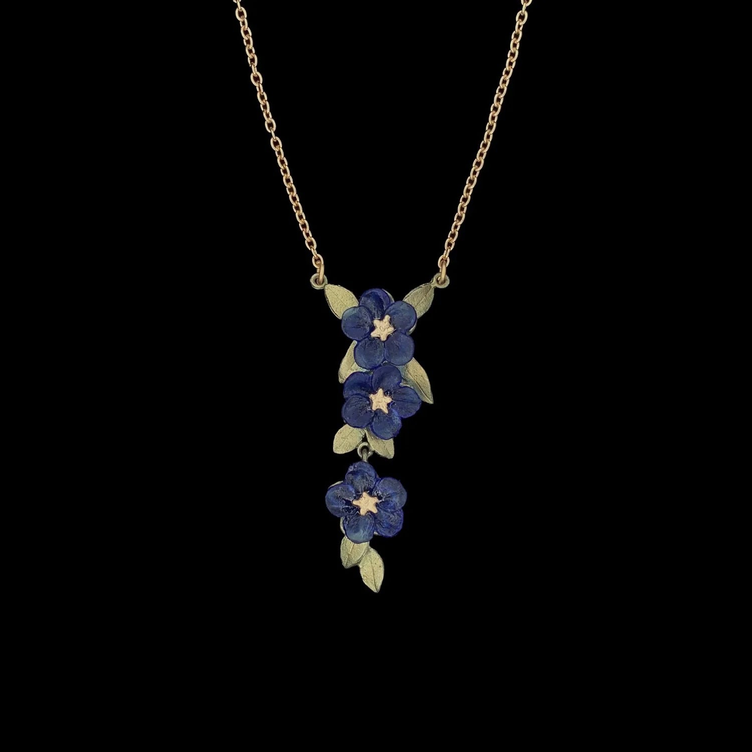 Nontiscordardimé di Primavera - Collana con ciondolo a fiore