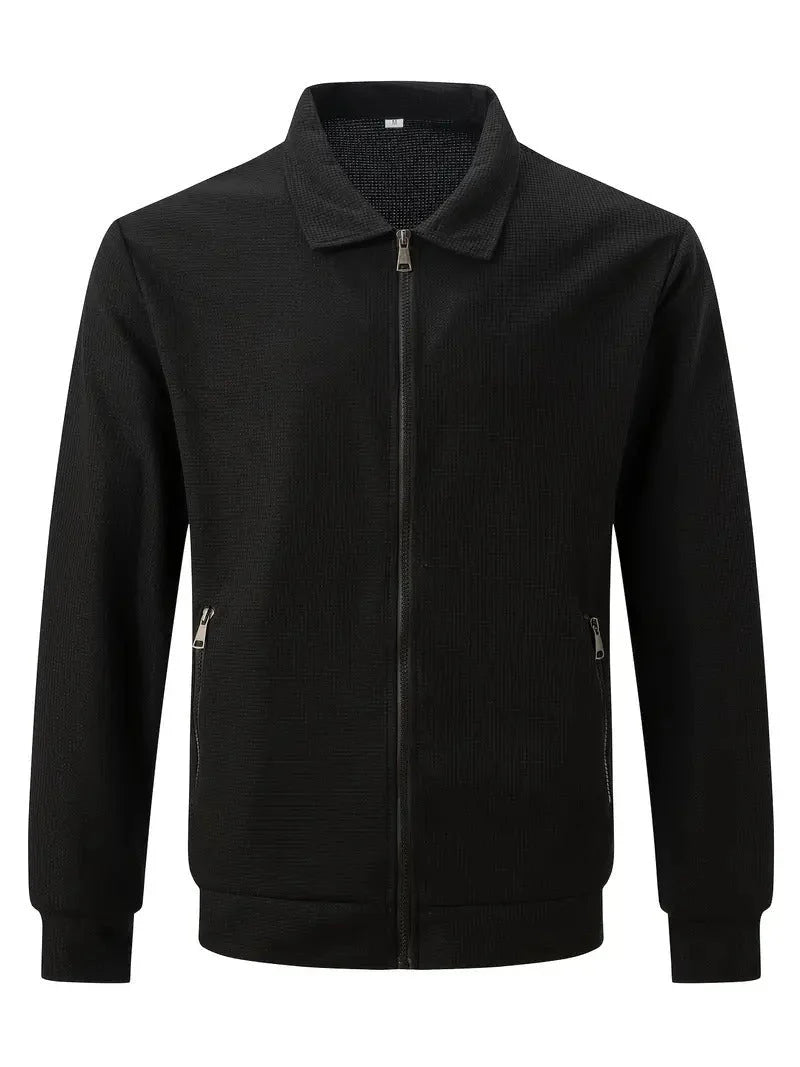 Vintage-Jacke Mit Reiverschluss Für Herren