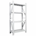 Scaffale per carichi pesanti Fornorth 1600kg, 100x60x200cm, bianco