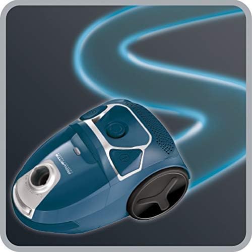 Rowenta RO3950 Aspirapolvere a sacco + Confezione da 4 sacchetti Swirl R 39 per aspirapolvere per un'aspirazione costantemente elevata, volume sacco 3L, 750 W = 2000W, estremamente silenzioso, filtro igienico, con spazzola per parquet