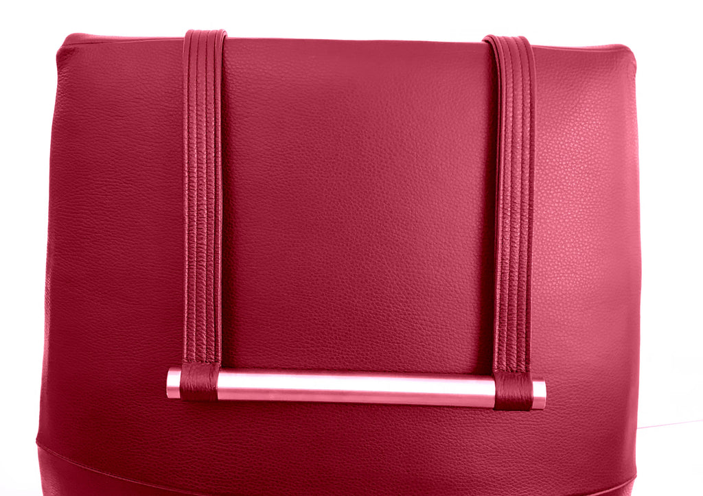 Nackenkissen rot für Jori Relaxsessel ellipsenfrmig, Gewicht Edelstahl, Celia cherry, Nackenrolle