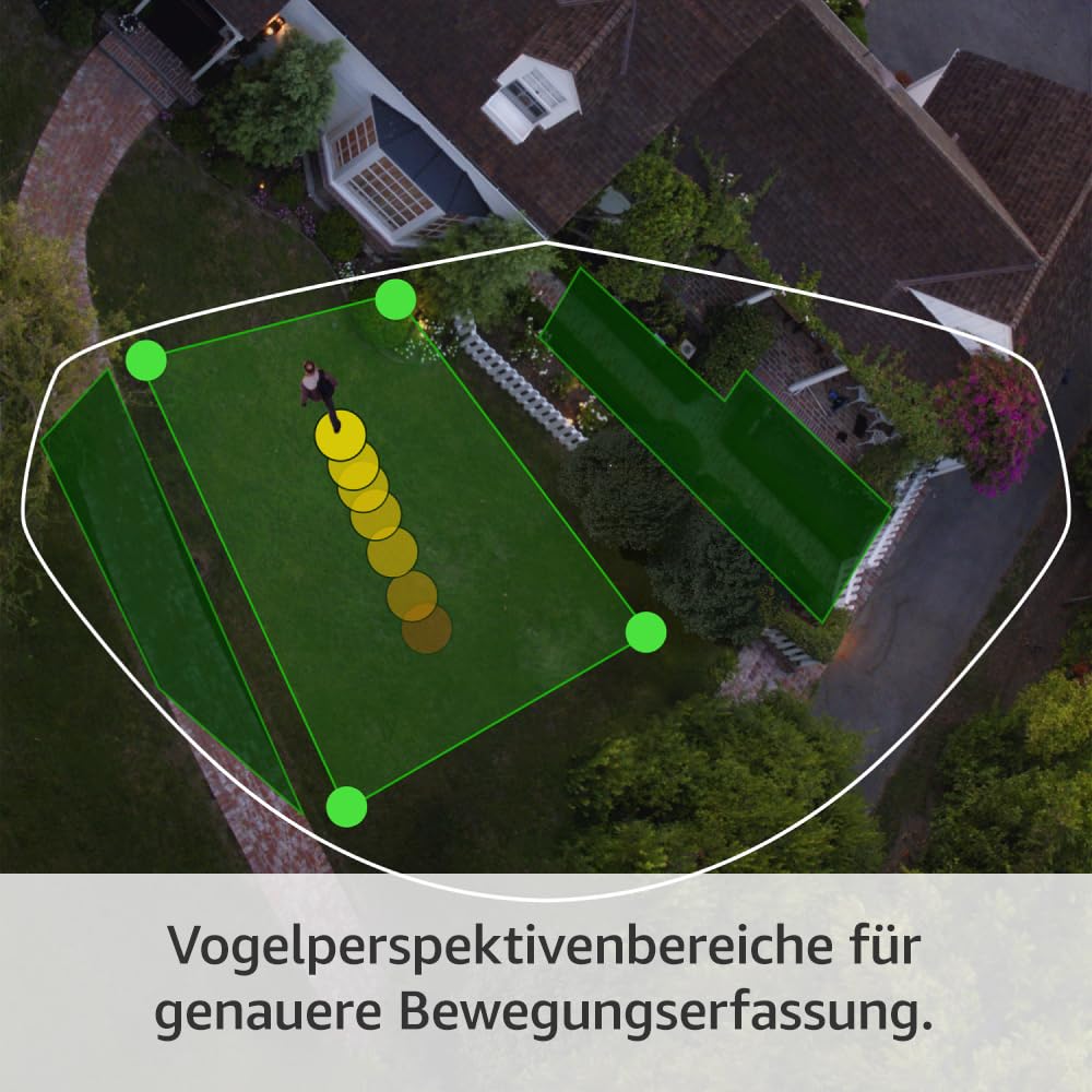 Ring Außenkamera Pro Solar (Stick Up Cam Pro) | Telecamera di sicurezza per esterni ad alimentazione solare con video HDR a 1080p, Wi-Fi, rilevamento del movimento 3D, compatibile con Alexa | 2 telecamere di sicurezza
