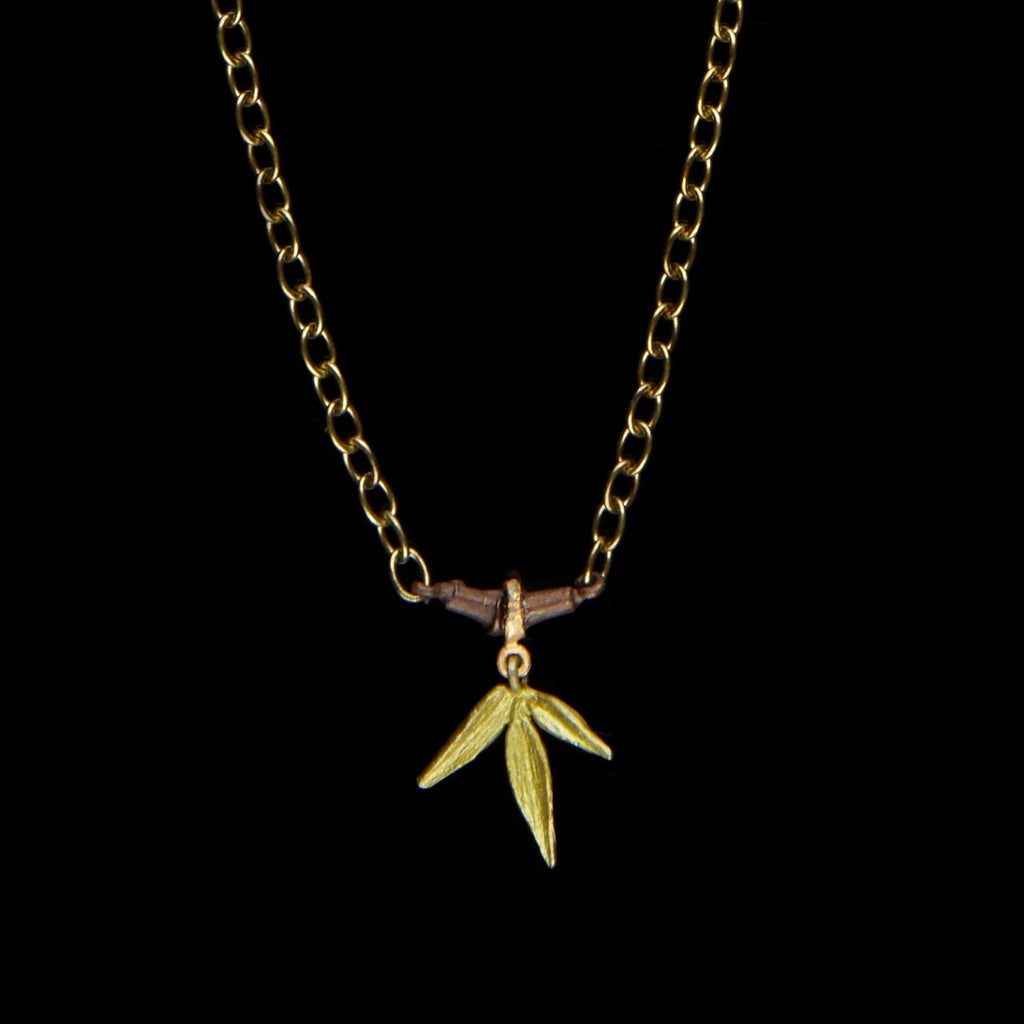 Bambù - Collana con ciondolo piccolo