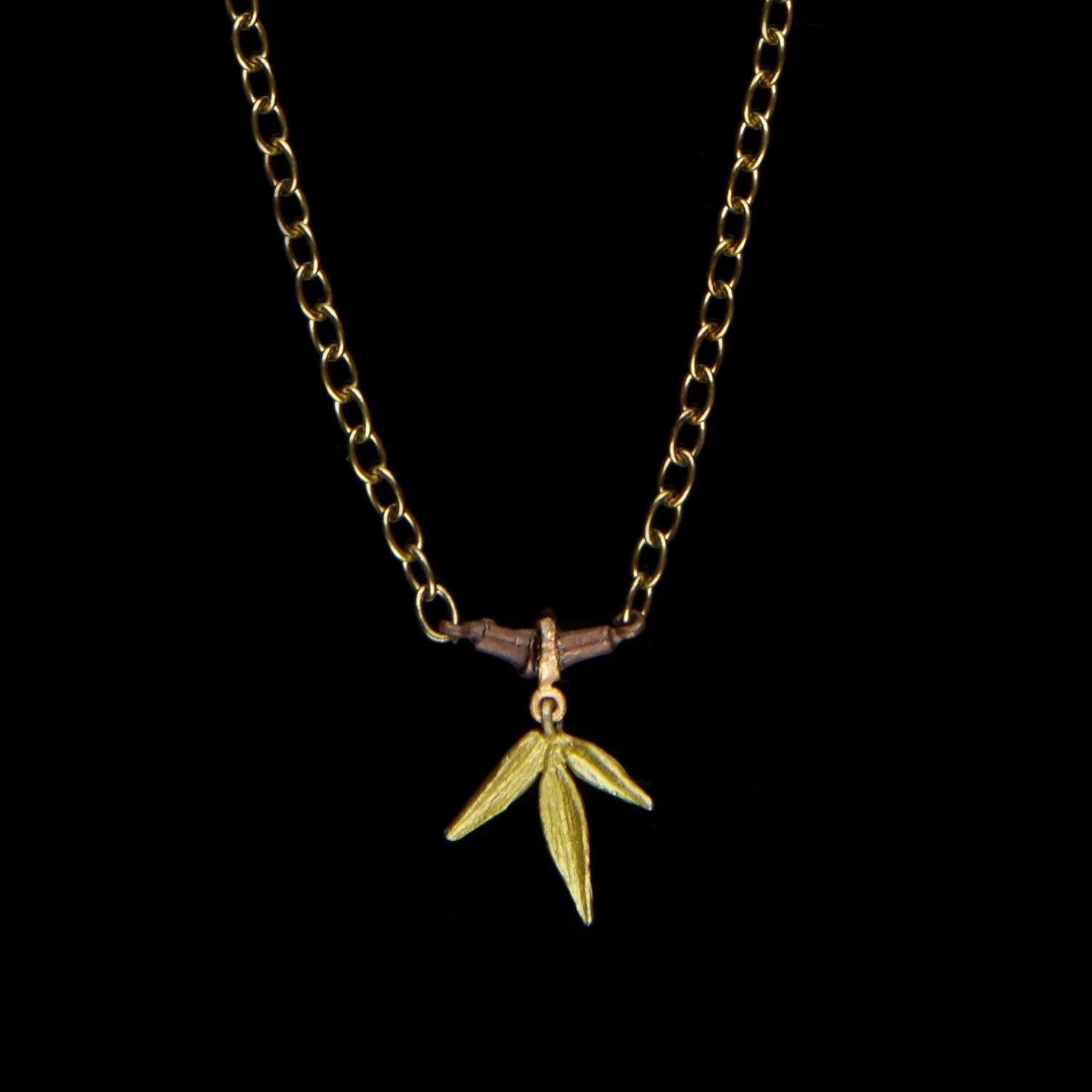 Bambù - Collana con ciondolo piccolo