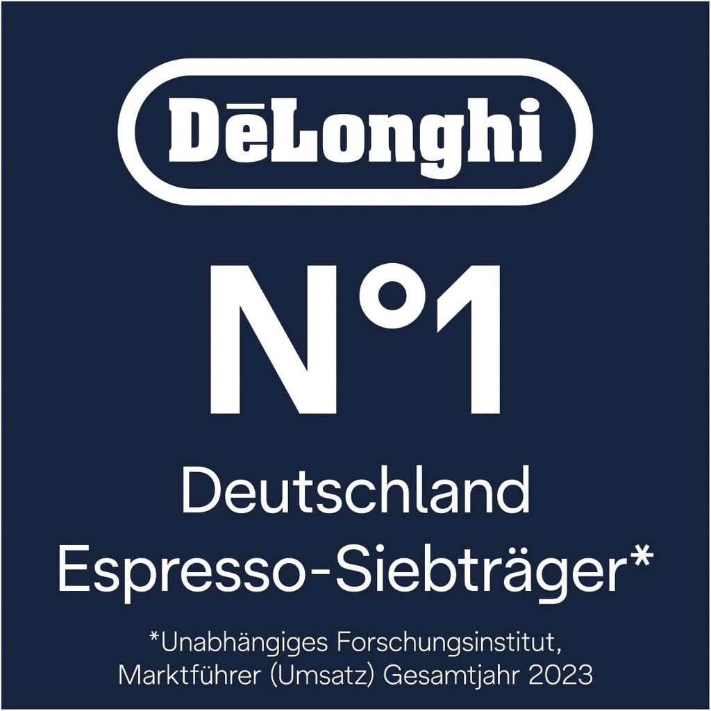 De'Longhi La Specialista Arte EC9155.MB Macchina da caffè espresso con macinacaffè, 8 impostazioni di macinatura, 15 bar, 3 temperature, lancia vapore, 1300 W, serbatoio da 1,5 l, acciaio inossidabile/nero con Barista-Kit
