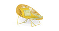 Talenti Outdoor Relaxliege, Sonnenliege Panama gelb, mit Kissensatz