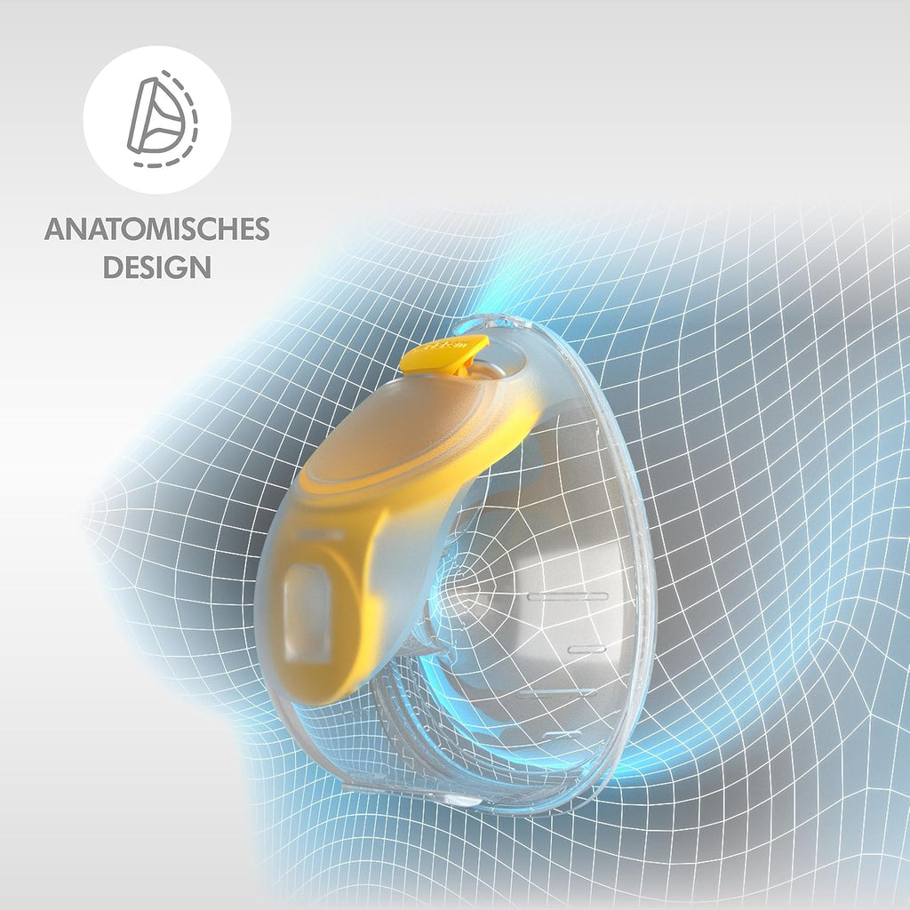 Medela Swing Maxi Tiralatte Elettrico Doppio a Mani Libere – Design Semplice e Intuitivo per l'Uso in Movimento – Connettibile all'App Medela Family