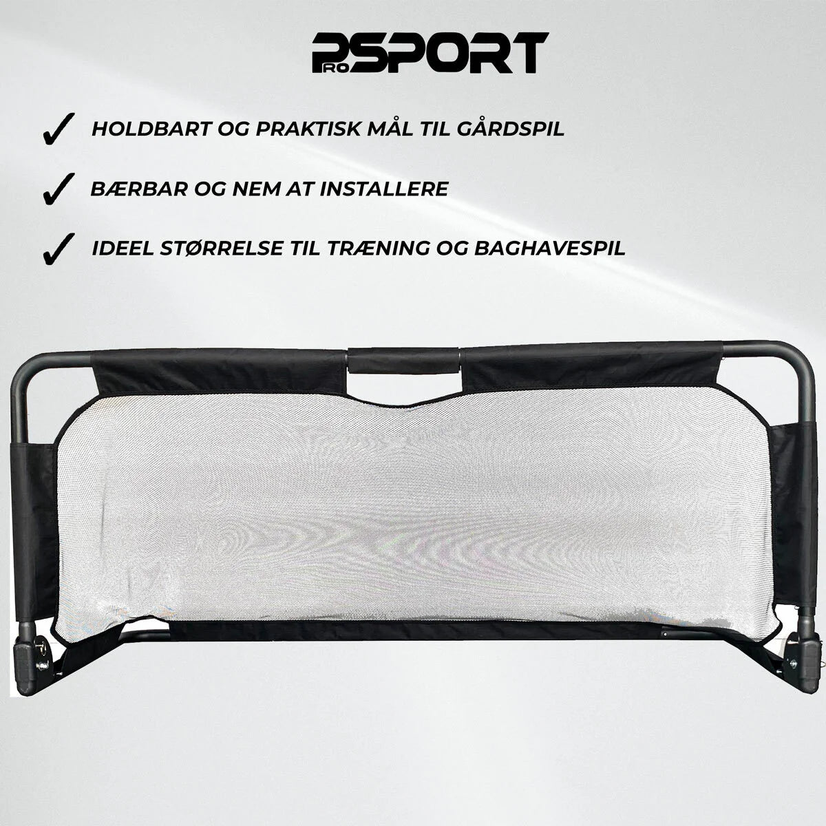 ProSport Fuballtor 150x60x60cm Premium Schwarz