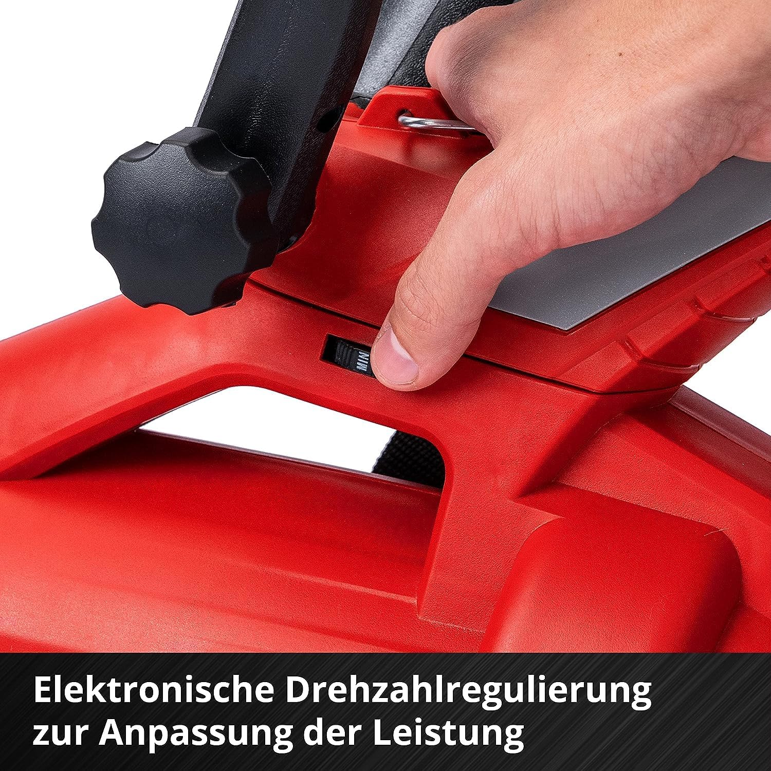 Aspiratore soffiatore per foglie a batteria Einhell GE-CL 36 Li E-Solo Power X-Change (Ioni di litio, 2 x 18 V, velocità aria 210 km/h, motore senza spazzole, sacco raccolta da 45 l, tracolla, senza batteria e caricabatteria)