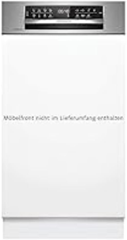 Bosch SPV2IKX10E Serie 2 Lavastoviglie smart a scomparsa totale, larghezza 45 cm, Cestello posate, Extra Asciugatura con la pressione di un pulsante, InfoLight punto luce rosso sul pavimento, AquaStop protezione dai danni causati dall'acqua, Bianco
