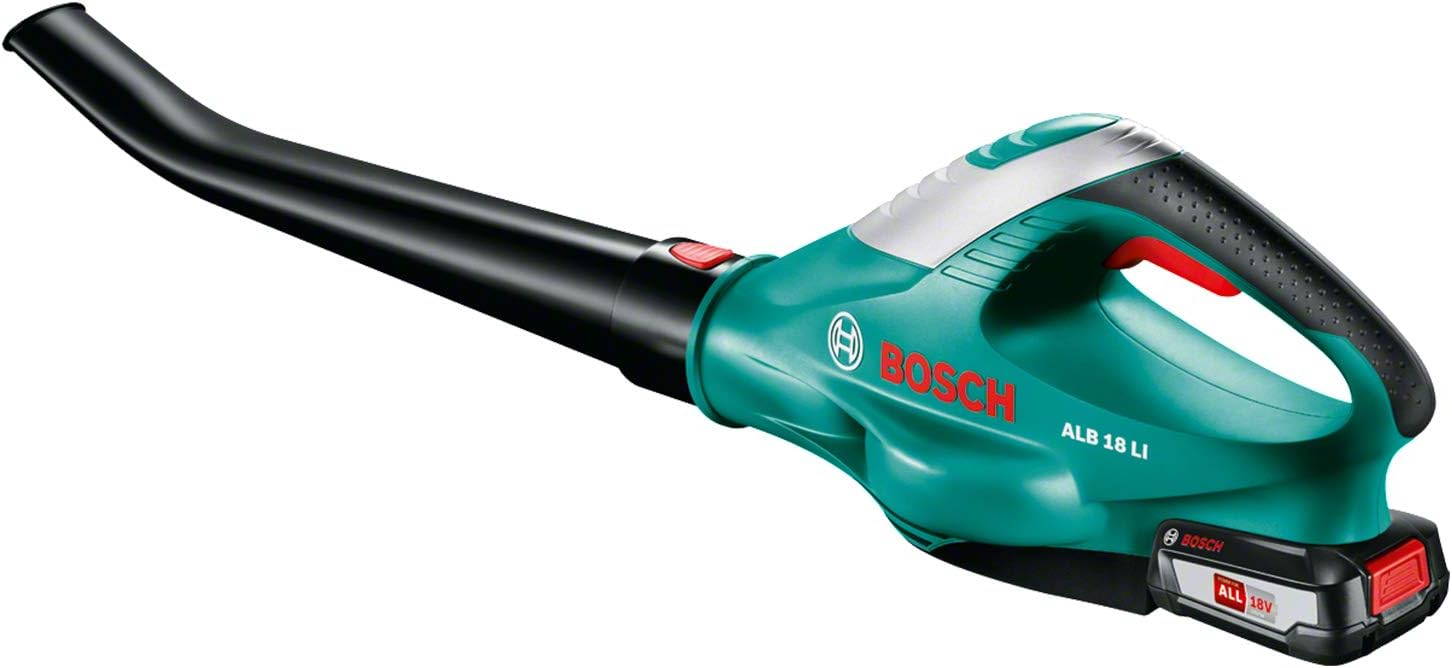 Bosch Home and Garden Bosch Akku Laubblser ALB 18 LI (ohne Akku, 18 V, 1,8 kg, 210 km/h Luftgeschwindigkeit) Schwarz/Grün