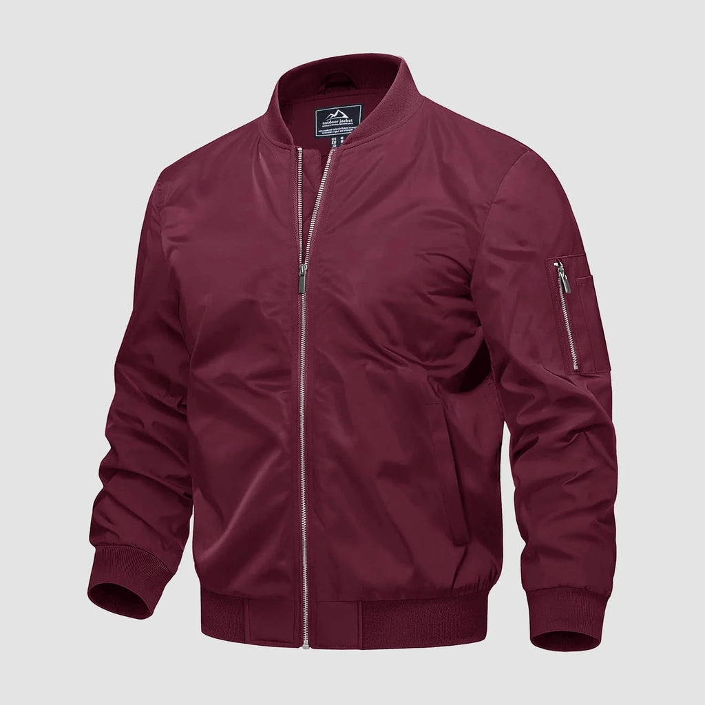 Bomber da uomo con cerniera
