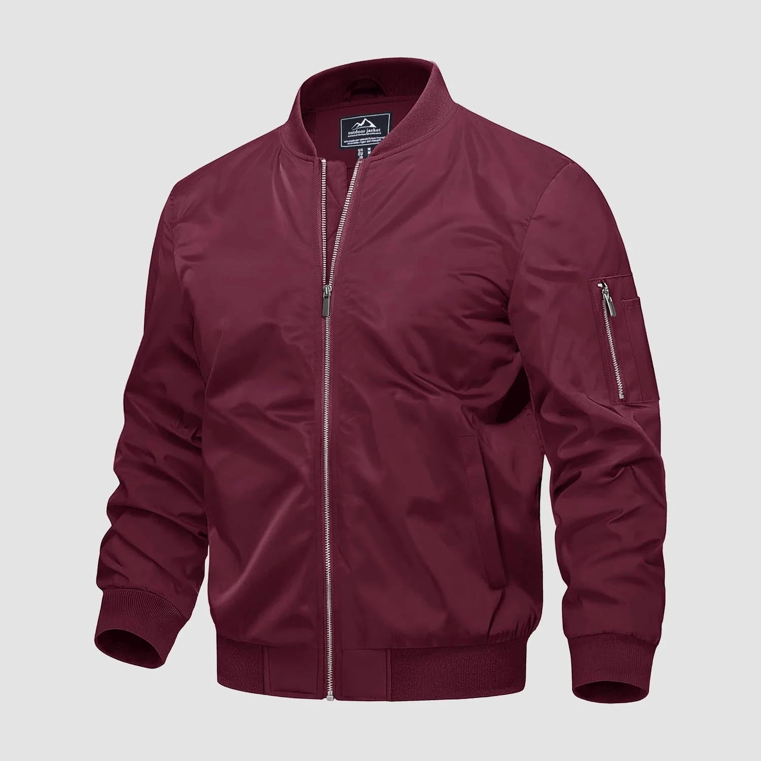 Bomber da uomo con cerniera