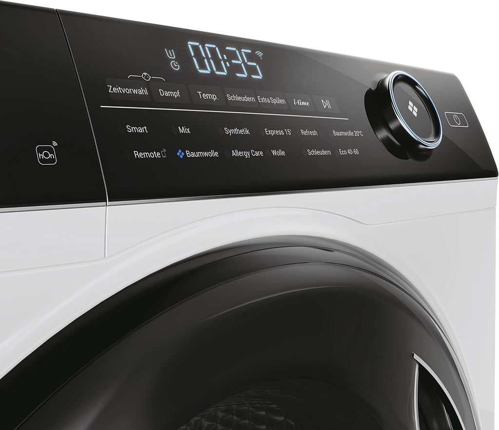 Haier I-PRO SERIE 7 HW80-B14979 Waschmaschine / 8 kg / A - beste Effizienz / Direct Motion Motor - absolut leise / XL-Trommel / Refresh-Dampfprogramm / Vollwasserschutz / ABT