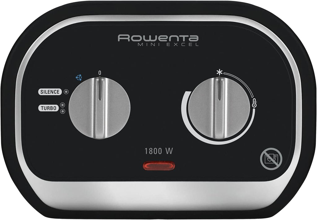 Rowenta Instant Comfort Aqua Termoventilatore, Due Livelli di Riscaldamento, Funzione Ventilatore, Consumo Energetico Regolabile, Silenzioso, Stufa Elettrica, Grigio Chiaro, SO6510F2, 1200 - 2400w