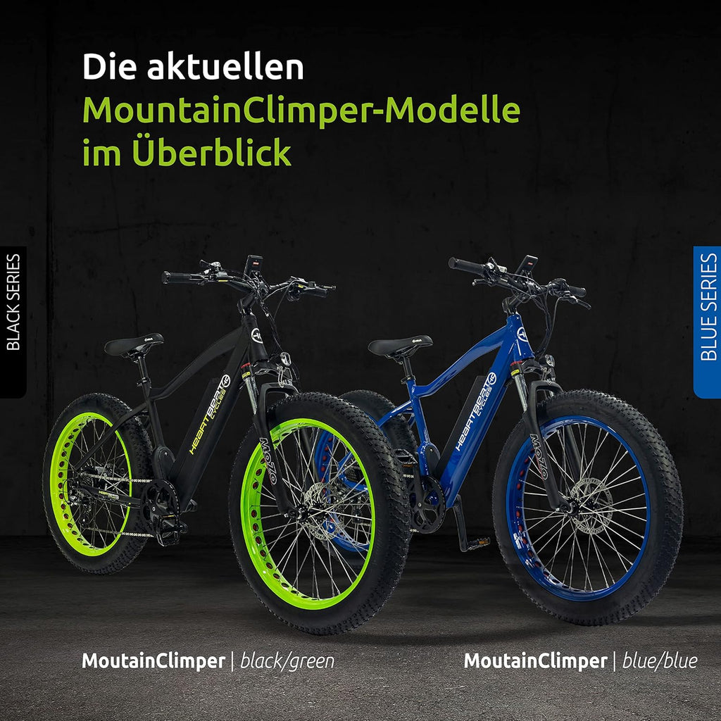 Highphoria Bici Elettrica Adulti, E-Bike 250W 25 km/h con Batteria, Motore Potente, Cambio a Catena, E-Mountain Bike con Forcella Ammortizzata Idraulica Pedelec per Uomo e Donna