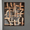 REGATA Quadro da parete in legno 140cm x 140cm