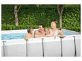 Power Steel™ Piscina con telaio in acciaio e pompa filtro, circa L 412 x P 201 x A 122 cm