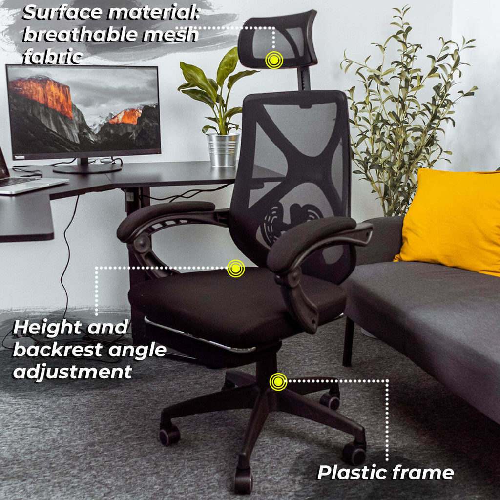 Lykke Bürostuhl Office Pro, Schwarz