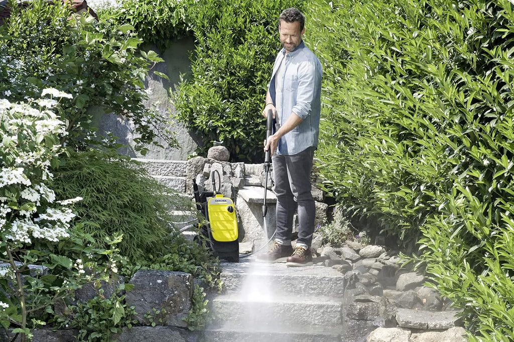 Kärcher Hochdruckreiniger K 7 Premium Power Home, Druck: 180 bar, Durchfluss: 600 l/h, Flächenleistung: 60 m²/h, Leistung: 3.000 W, Schlauchtrommel, mit Pistole, Dreckfräser, Strahlrohr