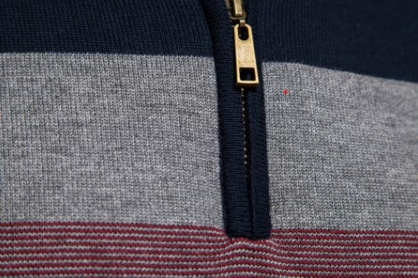 Pullover mit halbem Reiverschluss für Herren