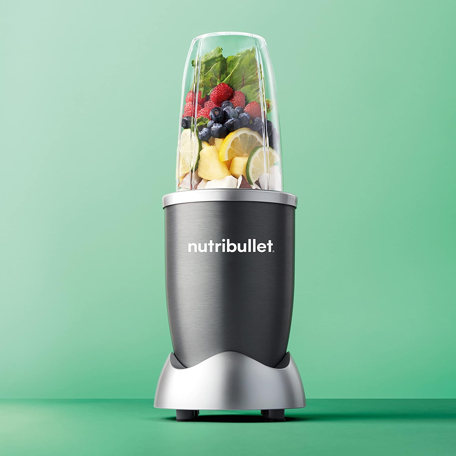 nutribullet Original, Frullatore Elettrico, Tritatutto, Frullatore per frullati, Smoothie Maker, Potenza 600 W, Facile e Veloce da Usare, Compatto, Facile da Pulire, NB603DG
