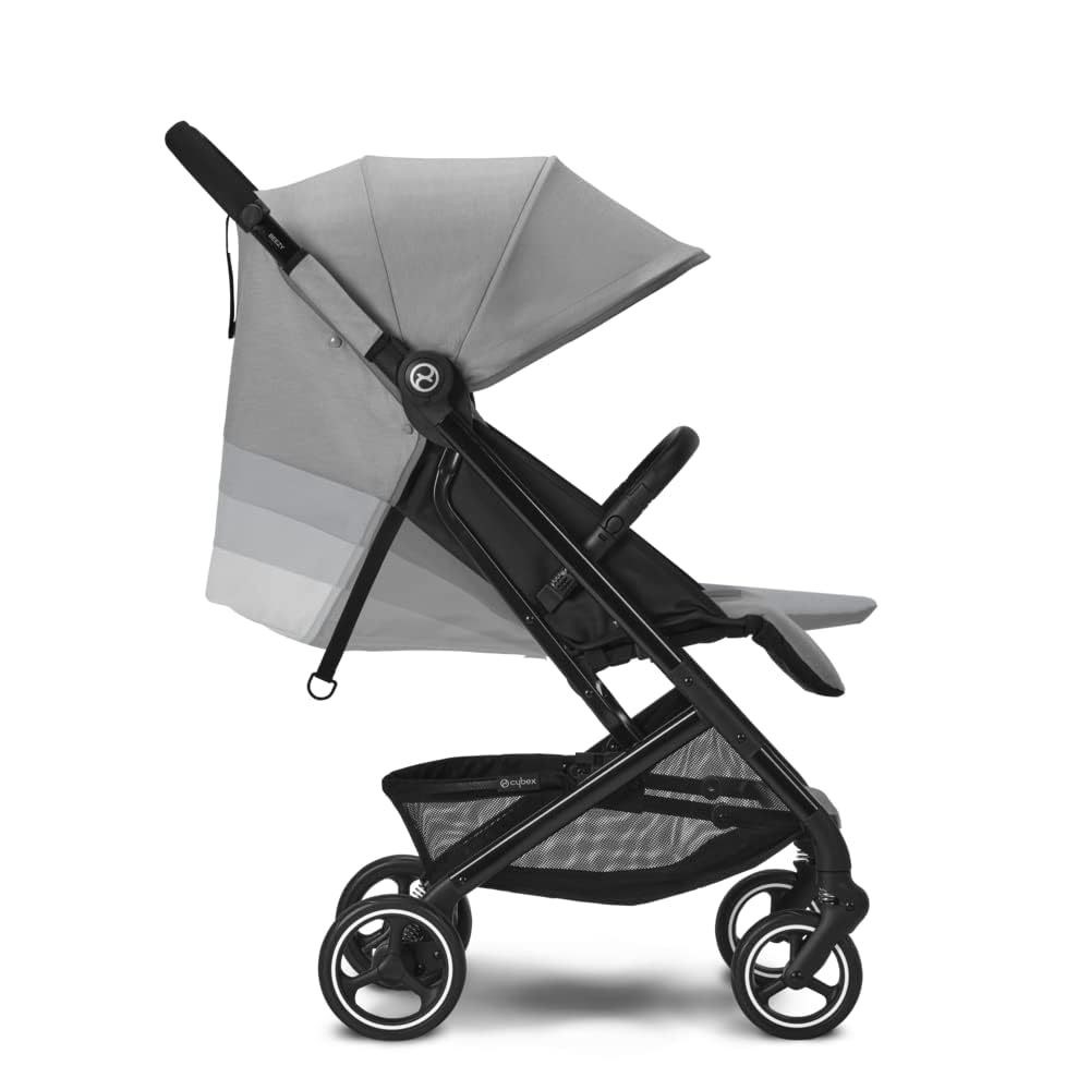 Passeggino Cybex Gold Beezy con cinture One-Pull, dalla nascita fino a 4 anni circa (max. 22 kg), compatto ed ergonomico, Almond Beige (Beige con telaio nero)