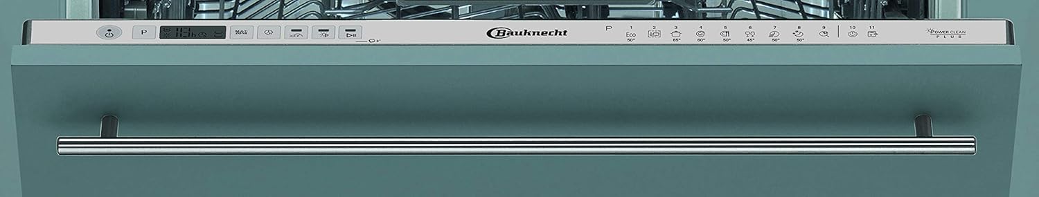 Bauknecht BCIO 3T341 PLET Lavastoviglie completamente integrata 60 cm/Acciaio inox/14 coperti/10 programmi standard e 1 programma sensore/PowerClean/ActiveDry/Cassetto portaposate/Protezione completa dall'acqua