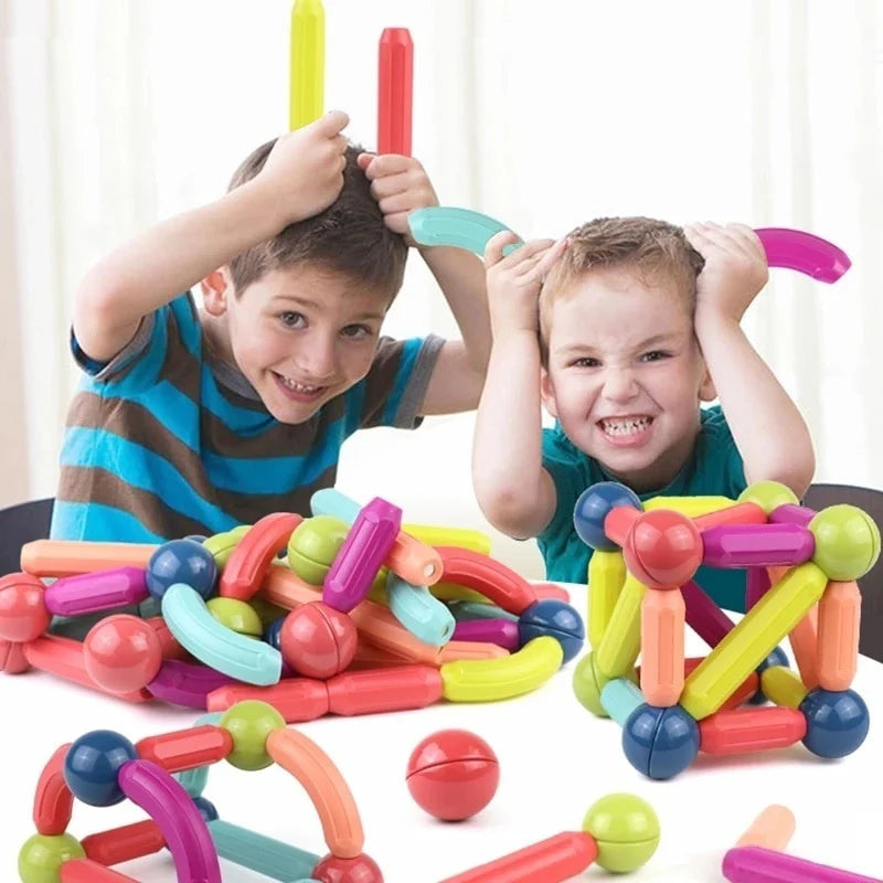 Giocattoli magnetici - Sviluppa la creatività - Bastoncini magnetici