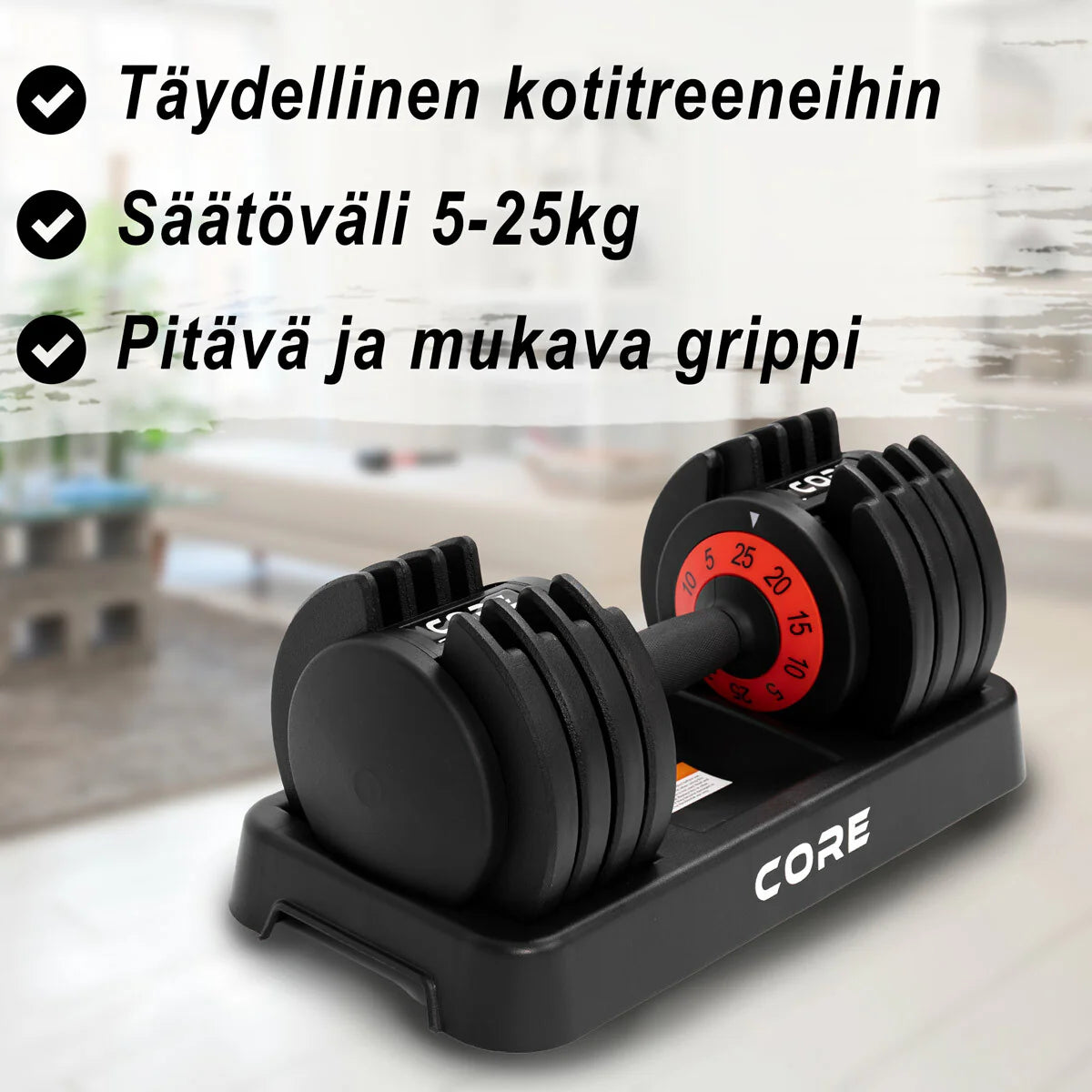 Core Verstellbare Kurzhantel 25 kg