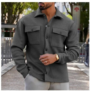 Jacke mit Knopfverschluss für Mnner
