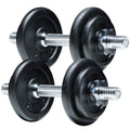 Fit'n Shape Verstellbare Hanteln 20kg, Eisenplatten
