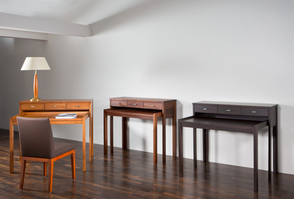 Scrittoio Bordeaux, design esclusivo, scrivania, rovere, ciliegio o noce, home office