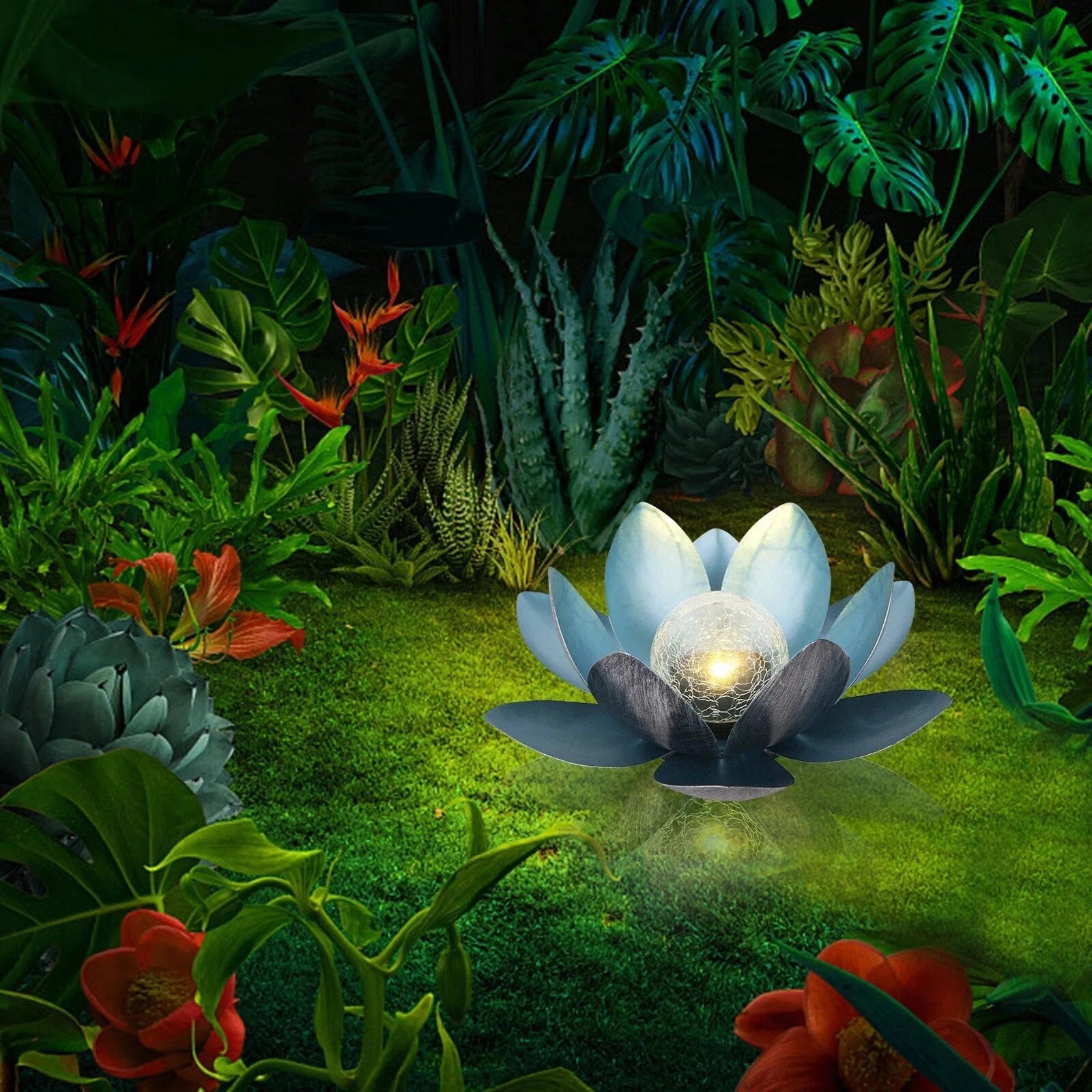 1+1 GRATIS | SolarLotus - Solarbetriebene Lotus-Leuchte