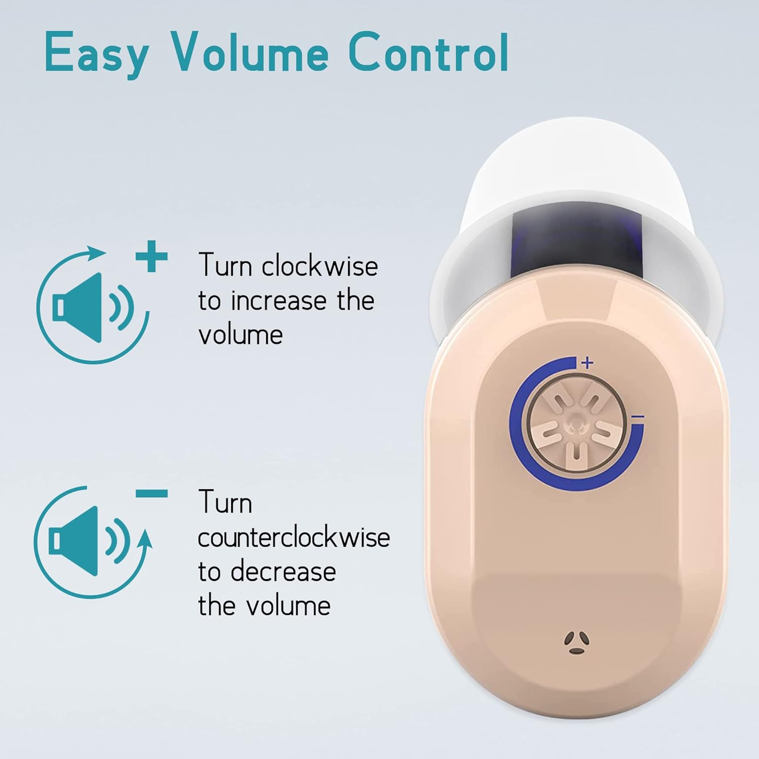 Amplificatore di Suono Ricaricabile, Dispositivo di Amplificazione Vocale e Amplificatore Audio Personale, Aiuto per Guardare la TV e Conversare.