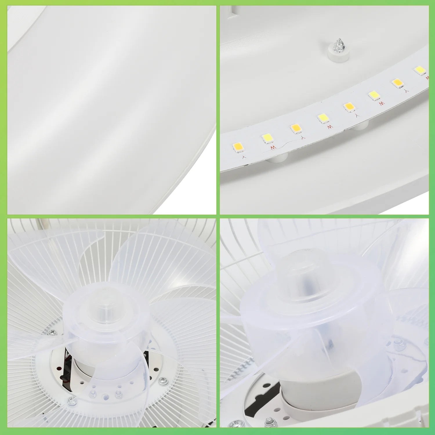 Sonnewelt Deckenventilator mit Beleuchtung 80W Dimmbar